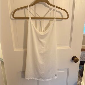 Under Armour White Sleeveless Backless Camisole